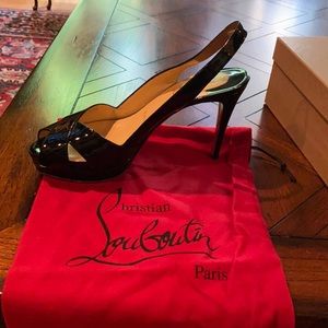 Christian Louboutin Black Patent size 39